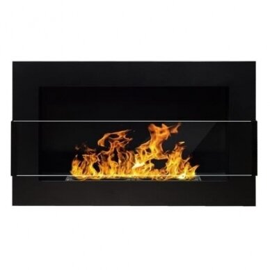 BIOHEAT 650x400 TUV BLACK LESS bioethanol fireplace wall-mounted-insert 4