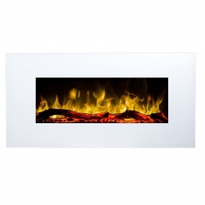 AFLAMO ALBION 33 WHITE electric fireplace wall-mounted