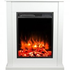 AFLAMO POKER WHITE LED free standing electric fireplace