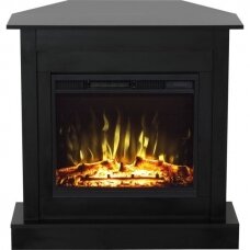 AFLAMO VIGO BLACK LED 60 free standing corner electric fireplace
