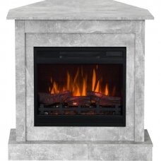 AFLAMO VIGO CONCRETE LED 60 3D free standing corner electric fireplace