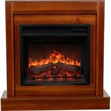 AFLAMO VIGO MODERN WALNUT free standing electric fireplace