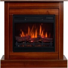 AFLAMO VIGO WALNUT LED 60 3D free standing corner electric fireplace