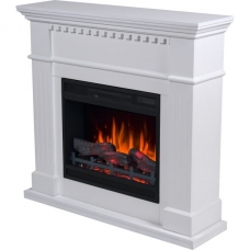 AFLAMO VILANO WHITE 3D free standing electric fireplace