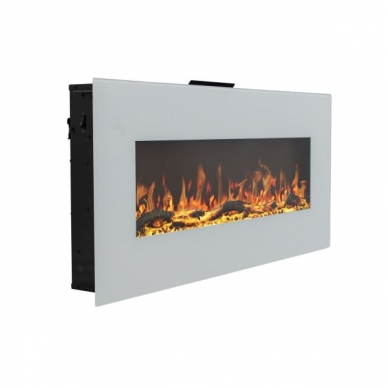 AFLAMO ALBION 42 WHITE electric fireplace wall-mounted 2