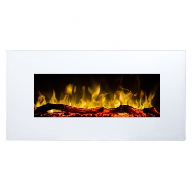 AFLAMO ALBION 42 WHITE electric fireplace wall-mounted 1