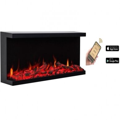 AFLAMO FUSION electric fireplace wall-mounted-insert 1
