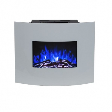 AFLAMO MALIBU 26 WHITE electric fireplace wall-mounted 1
