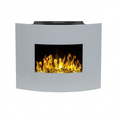 AFLAMO MALIBU 26 WHITE electric fireplace wall-mounted 2
