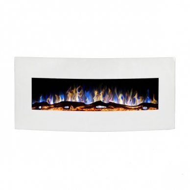 AFLAMO MALIBU 48 WHITE electric fireplace wall-mounted 1