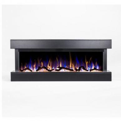 AFLAMO MODENA BLACK electric fireplace wall-mounted 1