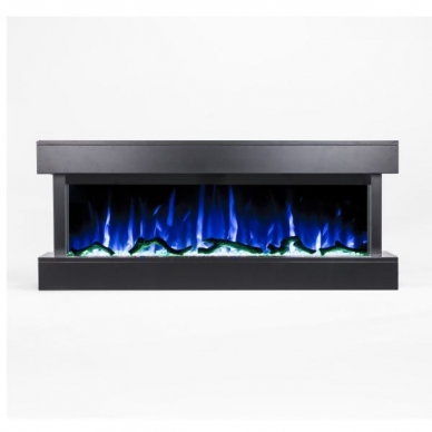 AFLAMO MODENA BLACK electric fireplace wall-mounted 3