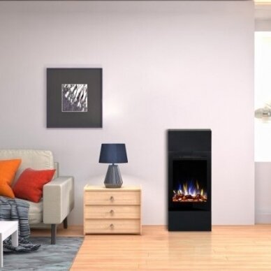 AFLAMO SLIM BLACK LED 50 PRO free standing electric fireplace