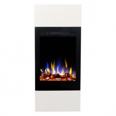 AFLAMO SLIM WHITE LED 50 PRO free standing electric fireplace 1