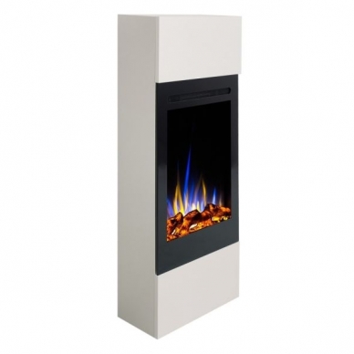 AFLAMO SLIM WHITE LED 50 PRO free standing electric fireplace