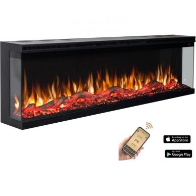 AFLAMO UNIQUE 165 electric fireplace wall-mounted/insert 1