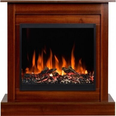 AFLAMO VIGO WALNUT 60 NH free standing electric fireplace 1