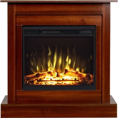 AFLAMO VIGO WALNUT free standing electric fireplace