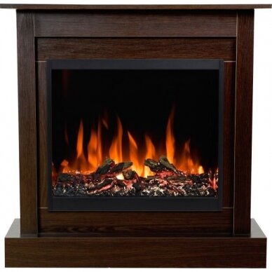 AFLAMO VIGO WENGE 60 NH free standing electric fireplace 1