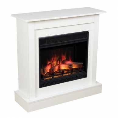 AFLAMO VIGO WHITE 3D free standing electric fireplace 2