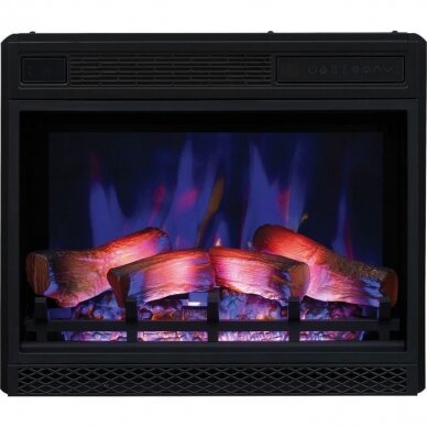 AFLAMO VIGO MODERN BLACK 3D free standing electric fireplace 3