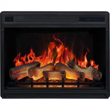 AFLAMO VIGO MODERN BLACK 3D free standing electric fireplace 2
