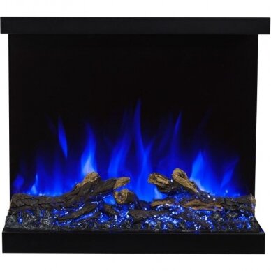 AFLAMO VIGO WENGE 60 NH free standing electric fireplace 15