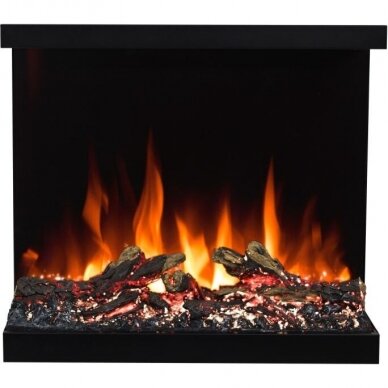 AFLAMO VIGO WENGE 60 NH free standing electric fireplace 17