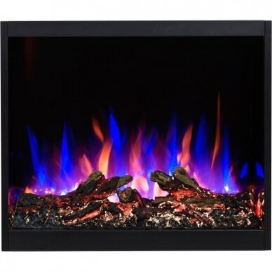 AFLAMO VIGO WENGE 60 NH free standing electric fireplace 18
