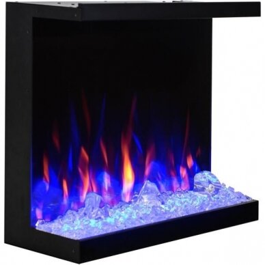 AFLAMO VIGO WENGE 60 NH free standing electric fireplace 6