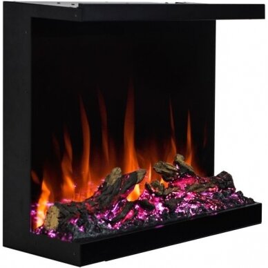 AFLAMO VIGO BLACK 60 NH free standing electric fireplace 8