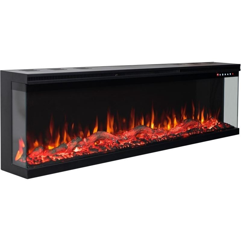 Aflamo Unique 165 Electric Wall Mounted, Insert Electric Fireplace In Wall