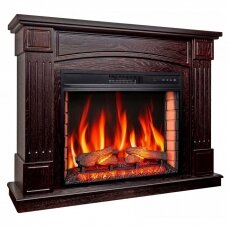 ARFLAME BOSTON AFS28S DARK NUT free standing electric fireplace
