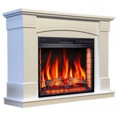 ARFLAME BOSTON AFS28S WHITE OAK free standing electric fireplace