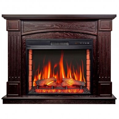 ARFLAME BOSTON AFS28S DARK NUT free standing electric fireplace 1