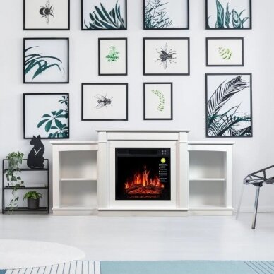 ARFLAME FASHION AF18 WHITE BIANCO free standing electric fireplace 3