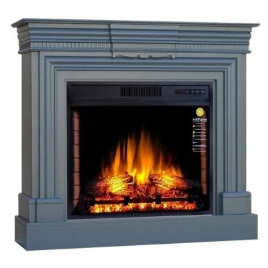 ARFLAME LESTER AFS28S GREY GRAFIT free standing electric fireplace