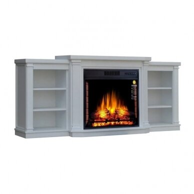 ARFLAME PARLIAMENT AFS28S WHITE BIANCO free standing electric fireplace 2
