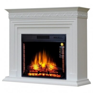 ARFLAME PRATELLA AFS28S WHITE BIANCO free standing electric fireplace 2