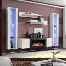 ASM FLY M 5 living room furniture with bioethanol fireplac