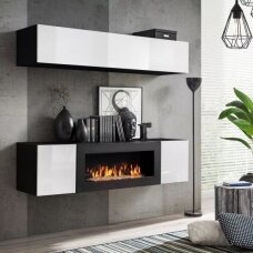 ASM FLY N 3 living room furniture with bioethanol fireplace