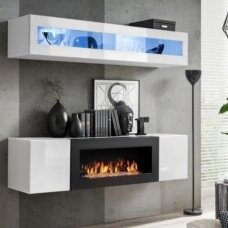 ASM FLY N 5 living room furniture with bioethanol fireplace