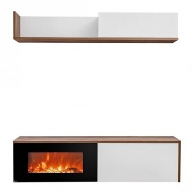 ASM DALLAS E RSW DLE living room furniture with electric fireplace 1