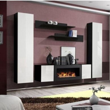 ASM FLY M 3 living room furniture with bioethanol fireplace