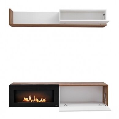 ASM DALLAS B RSW living room furniture with bioethanol fireplace 1