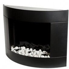 BIO BLAZE DIAMOND I BLACK bioethanol fireplace wall-mounted