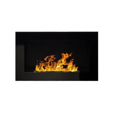 BIOHEAT 650x400 TUV BLACK bioethanol fireplace wall-mounted-insert