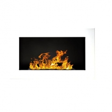 BIOHEAT 650x400 TUV WHITE LESS bioethanol fireplace wall-mounted-insert