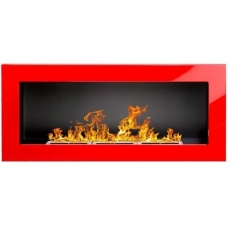 BIOHEAT 900x400 TUV RED LESS bioethanol fireplace wall-mounted-insert