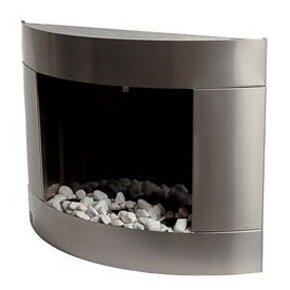 BIO BLAZE DIAMOND II INOX bioethanol fireplace wall-mounted 1